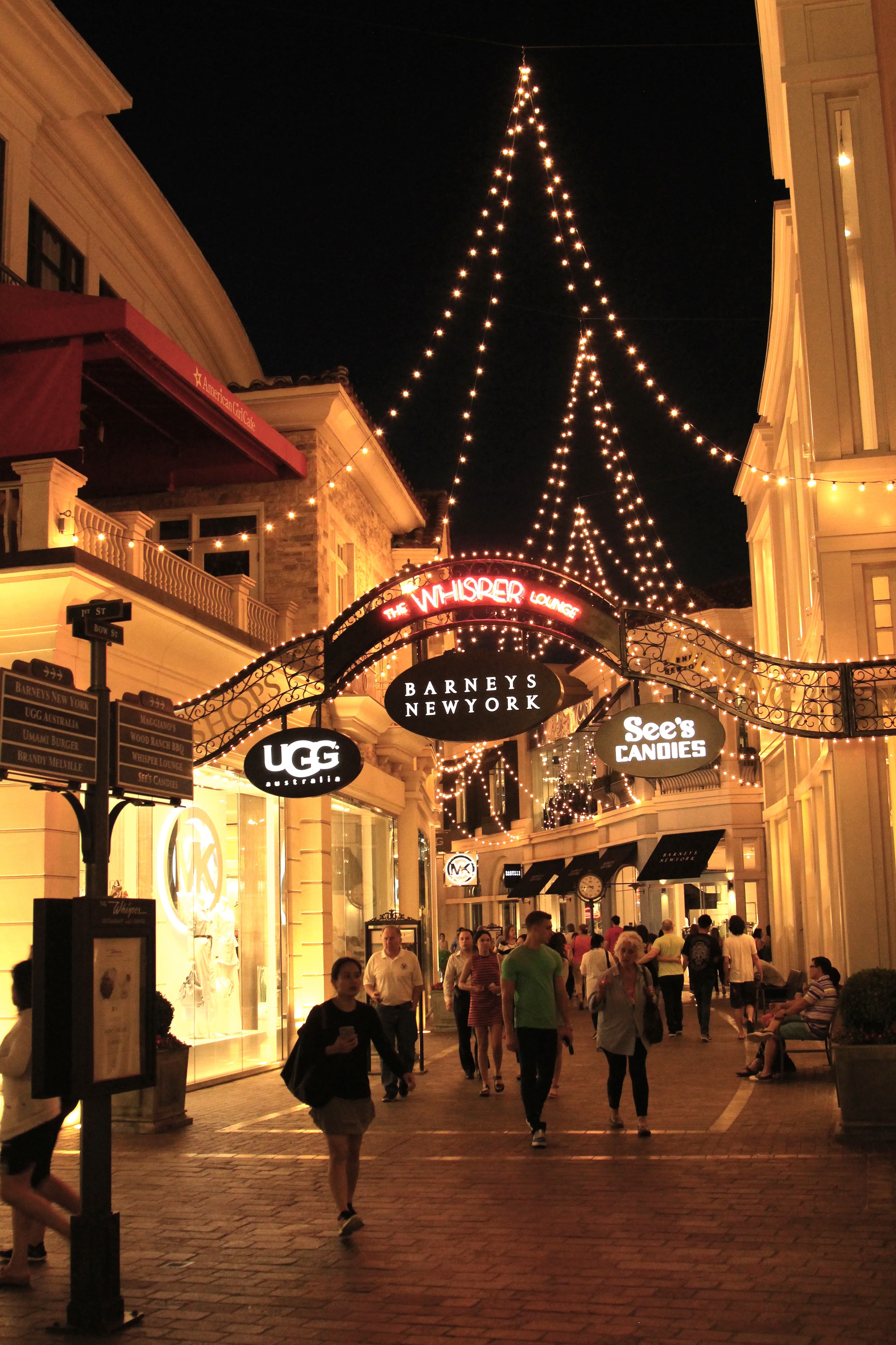 The Grove, an open-air shopping and dining destination in Los Angeles