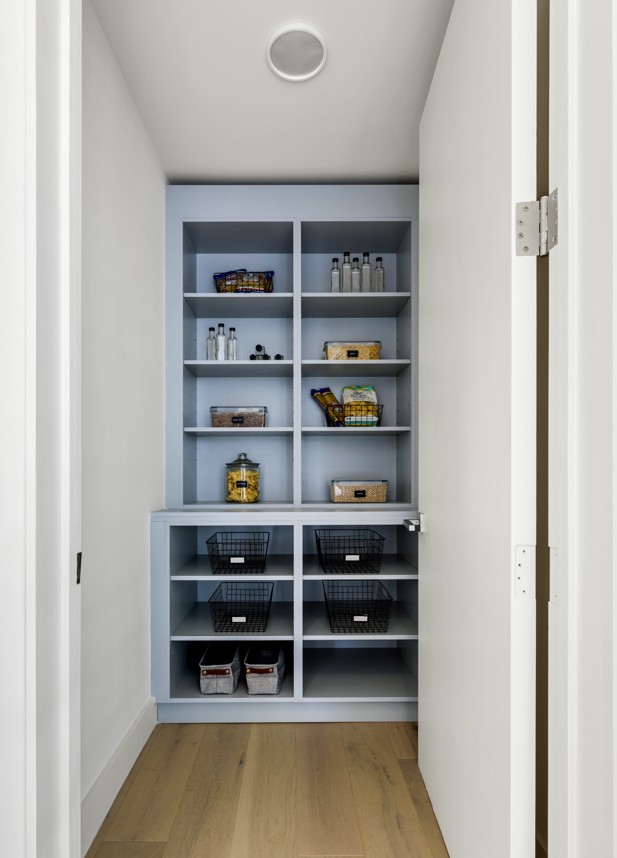 Walk-in pantry off the chef's kitchen at Lumiere at Malcolm